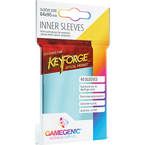 Gamegenic Keyforge Inner Sleeves Home page Asmodee   
