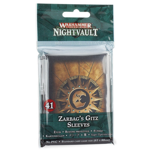 Warhammer Underworlds Nightvault Zarbag's Gitz Sleeves Home page Games Workshop   