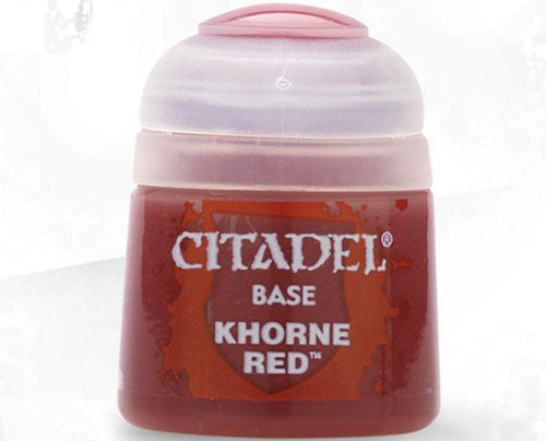 Citadel Base Khorne Red Paints Games Workshop   