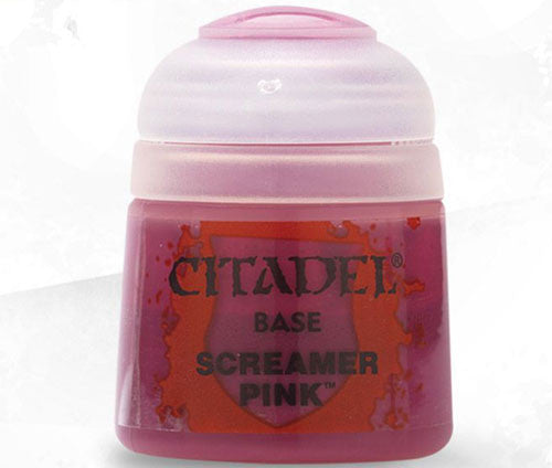 Citadel Base Screamer Pink Paints Games Workshop   
