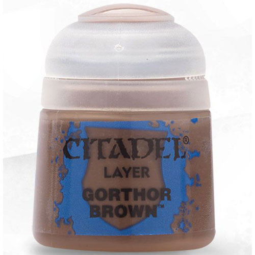 Citadel Layer Gorthor Brown Paints Games Workshop   