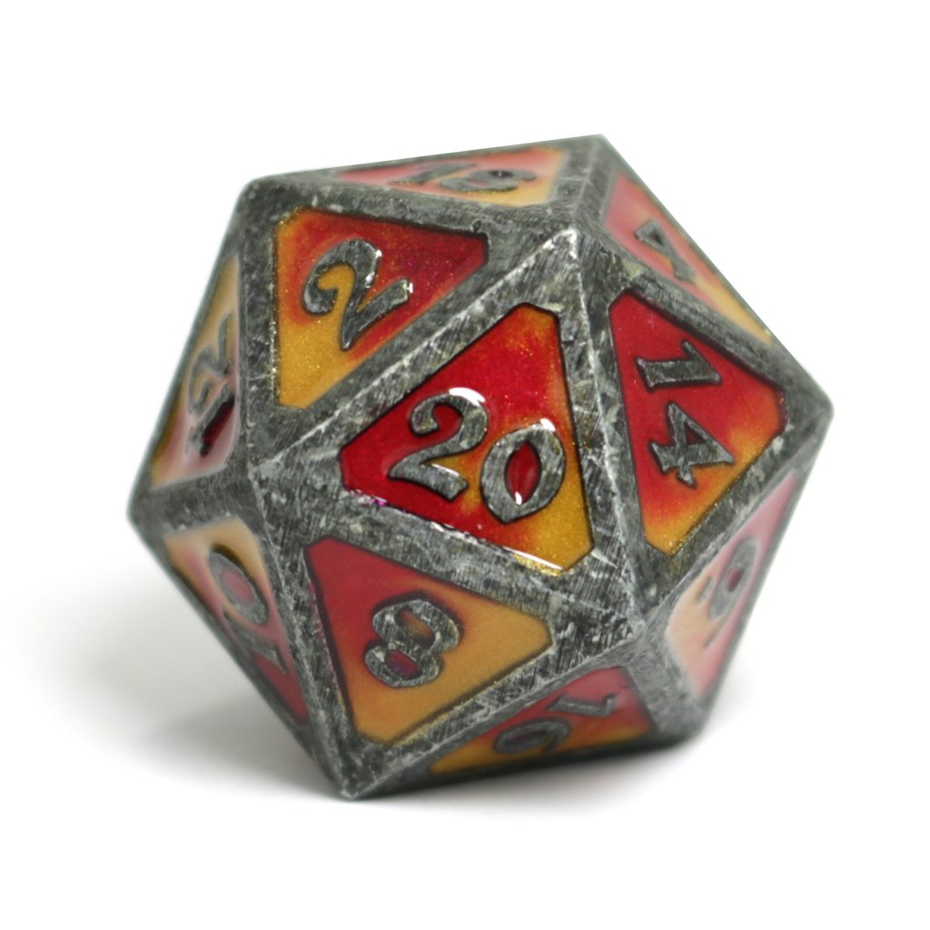 Die Hard Dice Metal Spellbinder Brimstone Dire D20 Dice Die Hard Dice