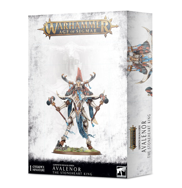 Age of Sigmar Lumineth Realm Lords Avalenor, the Stoneheart King Miniatures Games Workshop   