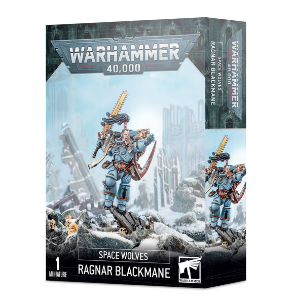 Warhammer 40K Space Wolves: Ragnar Blackmane Miniatures Games Workshop   