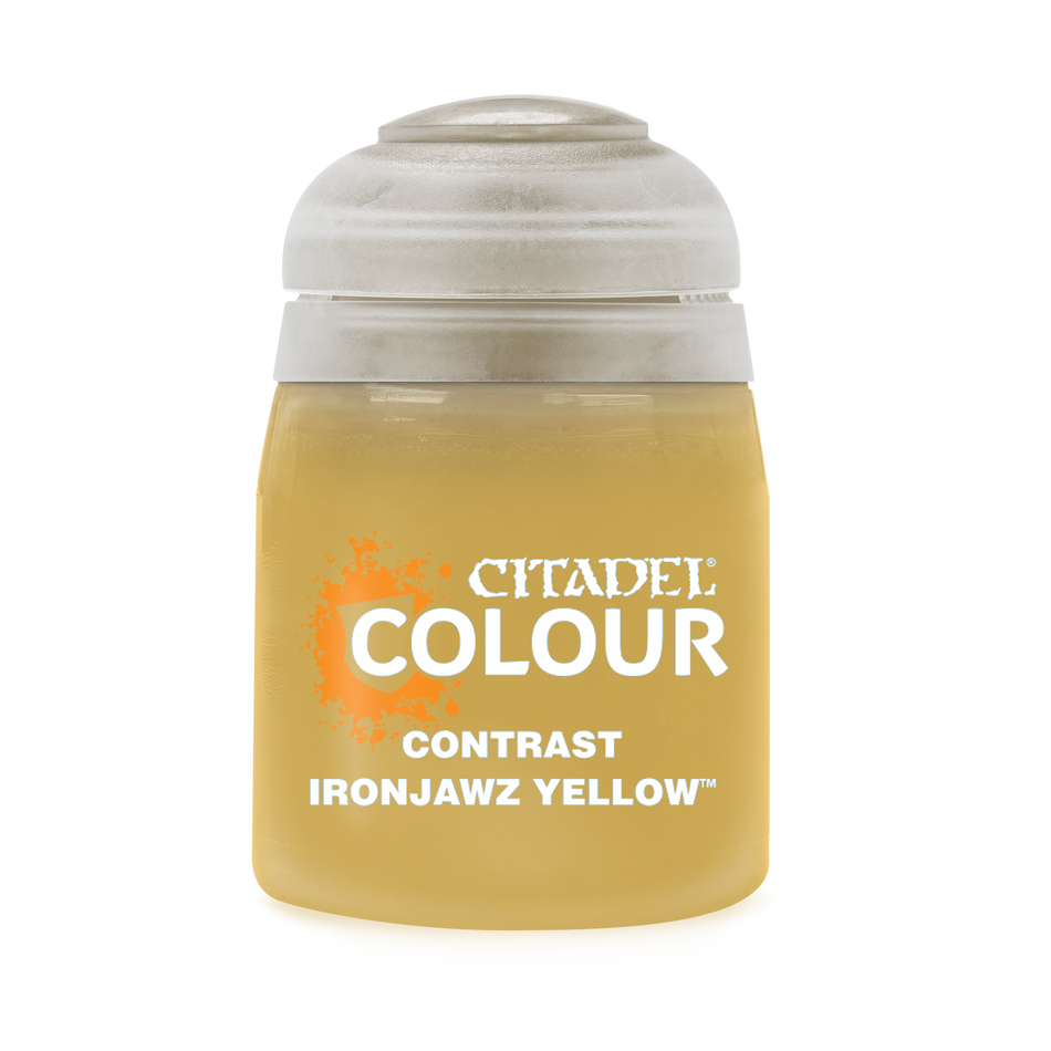 Contrast Ironjawz Yellow 18ml Paints Games Workshop   