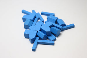 Catan Wood Replacement Pieces - Blue Home page Other   