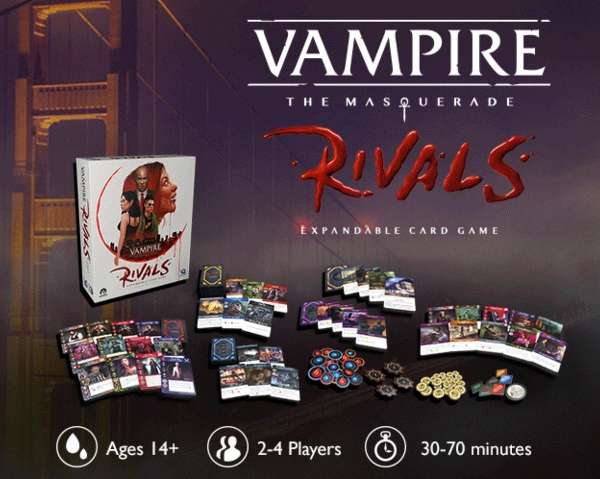 Vampire the Masquerade Rivals LCG Kickstarter Bundle Card Games Renegade Game Studios   