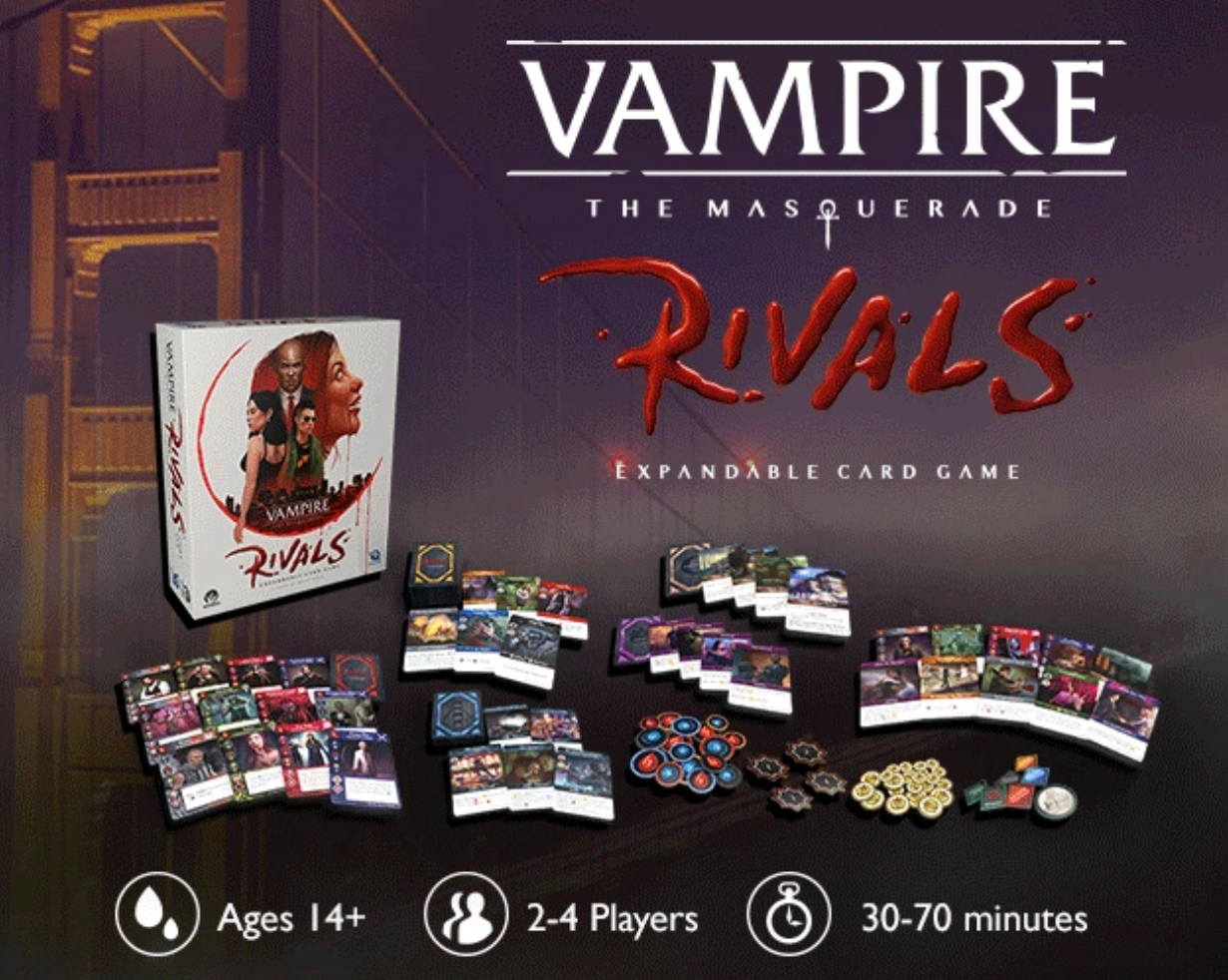 Vampire the Masquerade Rivals LCG Kickstarter Bundle Card Games Renegade Game Studios   