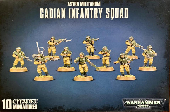 Warhammer 40,000 Astra Militarum Cadian Infantry Squad/Shock Troops Home page Games Workshop   