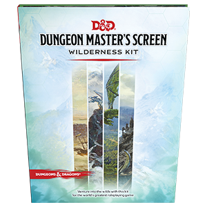 D&D 5e Dungeon Master's Screen Wilderness Kit Supplies Wizards of the Coast   