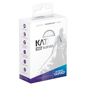 Ultimate Guard Katana Standard Card Sleeves 100ct Clear (10090) Home page Other   