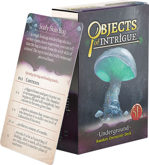 Game Masters Toolbox: Objects of Intrigue - Underground Home page Other   