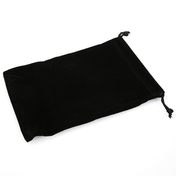 Chessex Velour Cloth Dice Bag Large Black (02398) Dice Chessex   