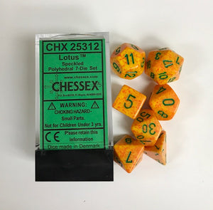 Chessex Speckled Lotus 7ct Polyhedral Set (25312) Home page Other   