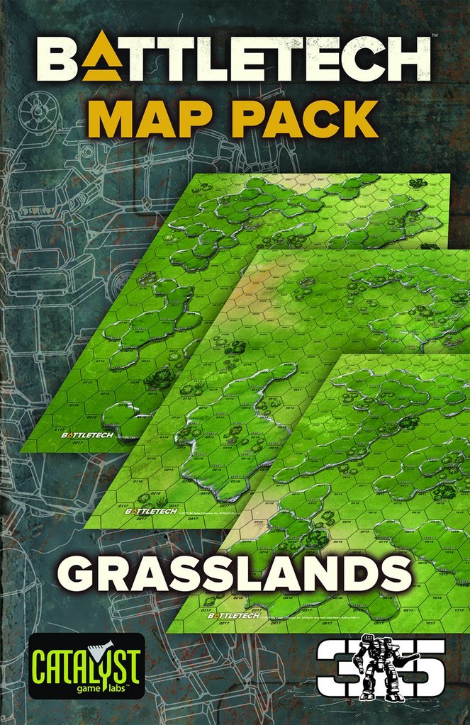 BattleTech: Map Pack Grasslands RPG Maps Catalyst Game Labs