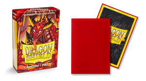 Dragon Shield Matte Japanese Size Sleeves 60ct Crimson (11121) Home page Arcane Tinmen   