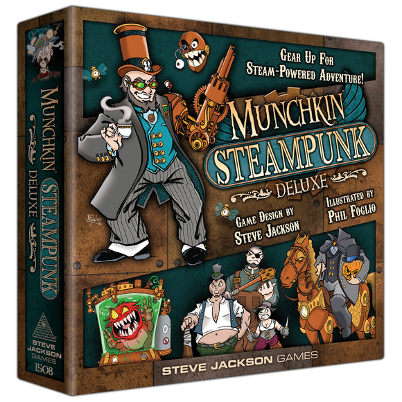 Munchkin Steampunk Deluxe Home page Steve Jackson Games   