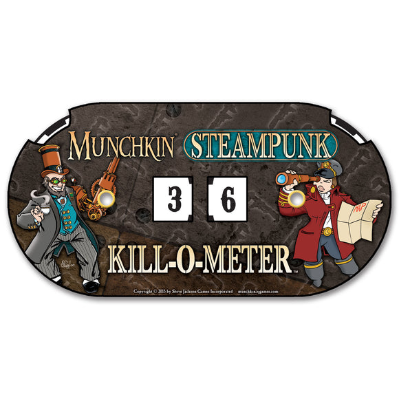 Munchkin Steampunk Kill-O-Meter Home page Steve Jackson Games   