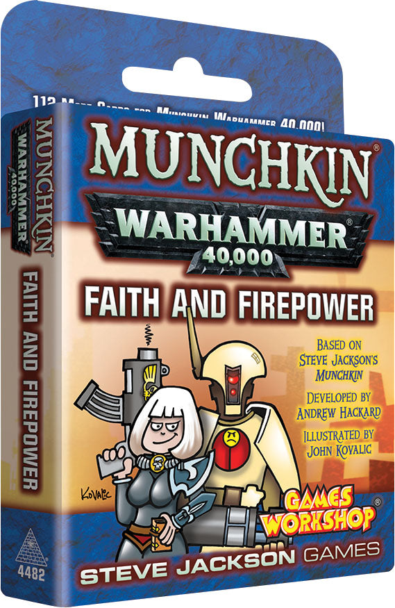 Munchkin Warhammer 40,000 - Faith and Firepower Expansion Card Games Steve Jackson Games   