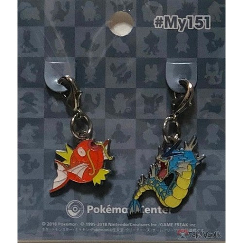 Japan Pokemon Center Exclusive Metal Charm - Magikarp & Gyarados Home page Other   