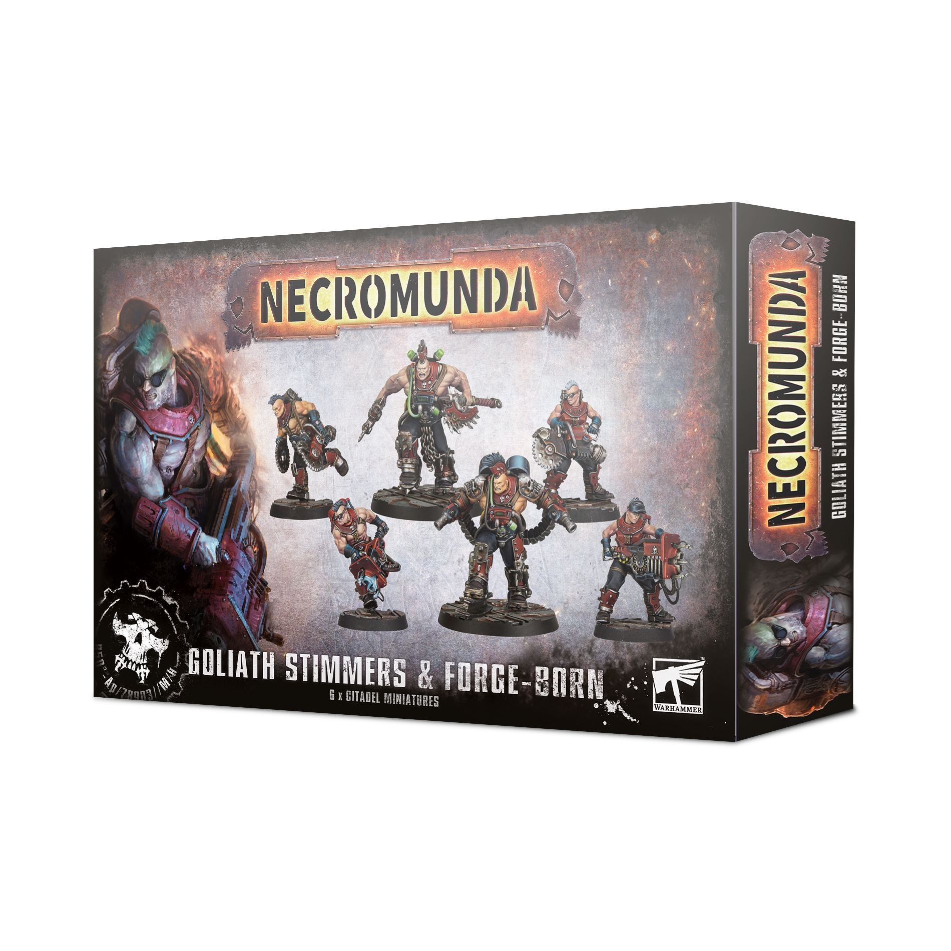 Necromunda Goliath Stimmers and Forge-born Miniatures Games Workshop   
