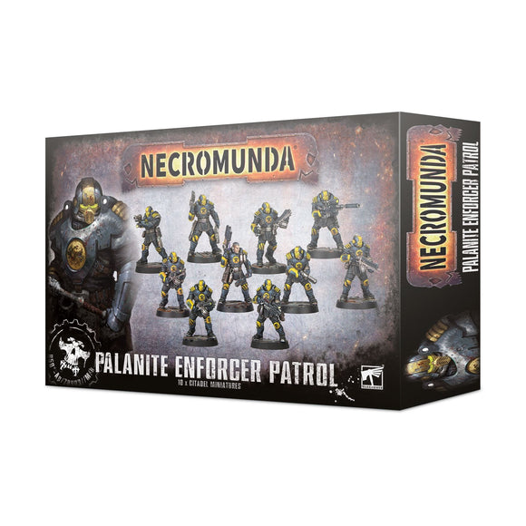 Warhammer 40K Necromunda Palanite Subjugator Patrol Home page Games Workshop   