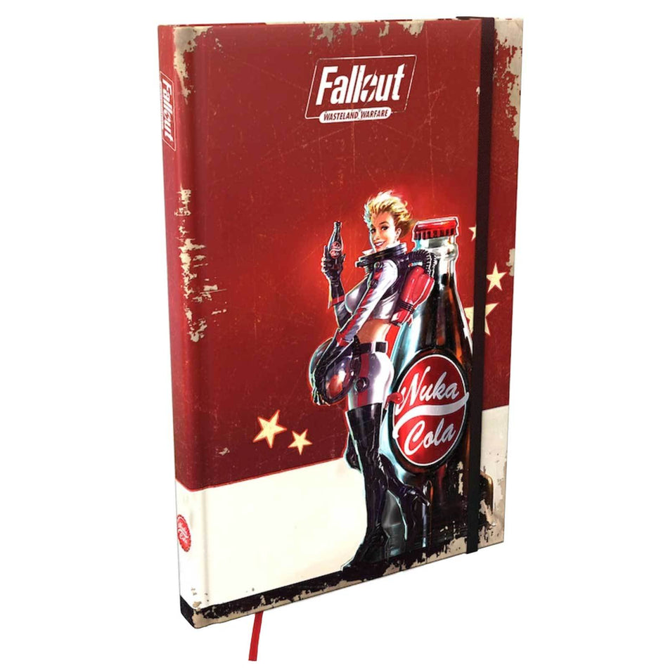 Fallout: Wasteland Warfare Nuka Cola Notebook Miniatures Modiphius Entertainment