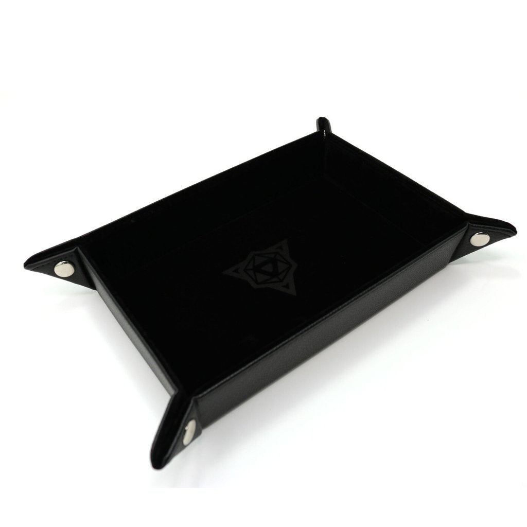 Die Hard Dice Rectangular Folding Dice Tray Black Dice Die Hard Dice