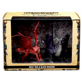 Pathfinder Battles: City of Lost Omens - Adult Red & Black Dragon Premium Set Miniatures WizKids   