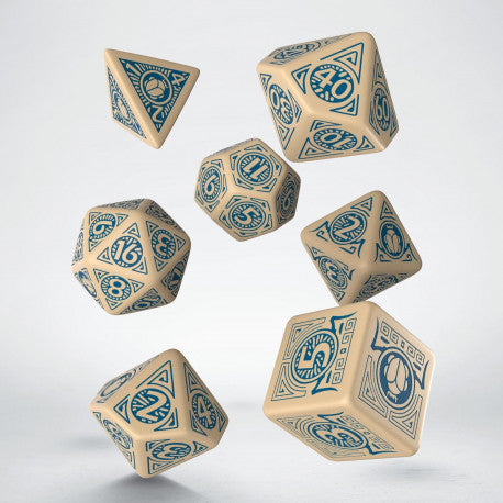 Q-Workshop Pathfinder Mummy's Mask 7ct Polyhedral Set Dice Q Workshop   