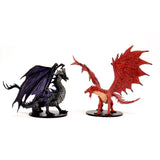 Pathfinder Battles: City of Lost Omens - Adult Red & Black Dragon Premium Set Miniatures WizKids   