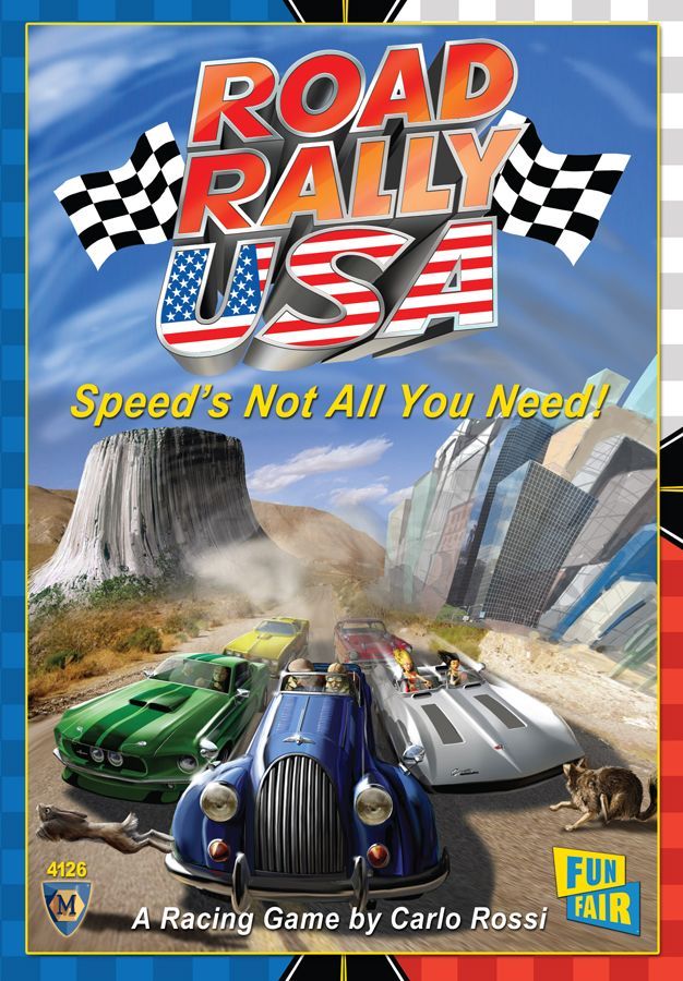Road Rally USA Board Games Mayfair Games