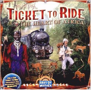 Ticket to Ride Map Collection: Volume 3 - The Heart of Africa Board Games Asmodee   