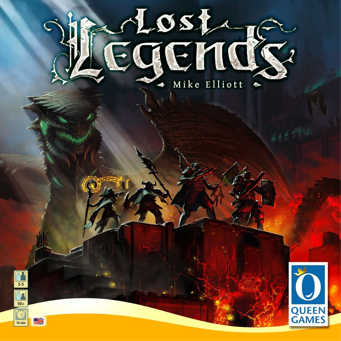 Lost Legends Board Games Queen Games