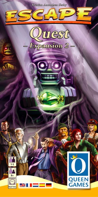 Escape: The Curse of the Temple – Expansion 2: Quest Board Games Queen Games