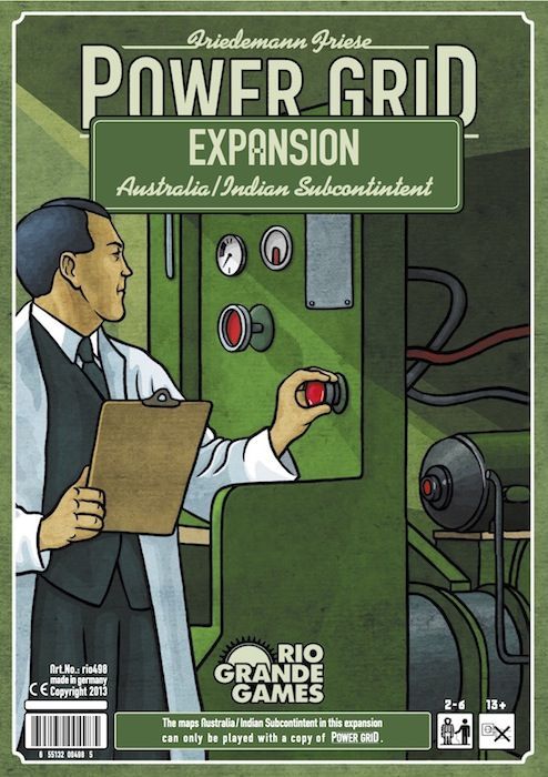 Power Grid: Australia/Indian Subcontinent Board Games Rio Grande Games