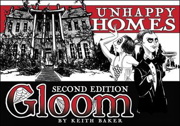 Gloom Second Edition: Unhappy Homes Expansion Card Games Atlas Games   