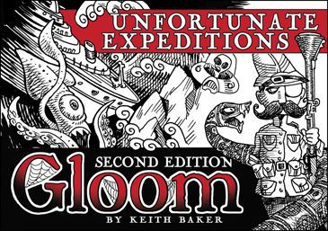 Gloom Second Edition: Unfortunate Expeditions Expansion Board Games Common Ground Games   