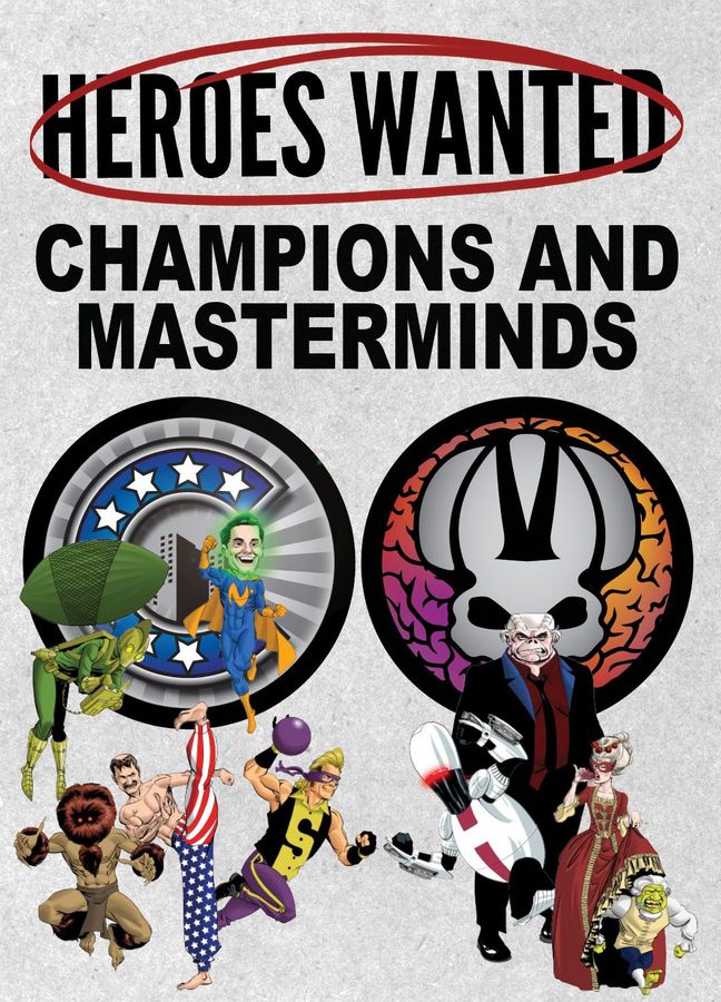 Heroes Wanted: Champions and Masterminds Board Games Other
