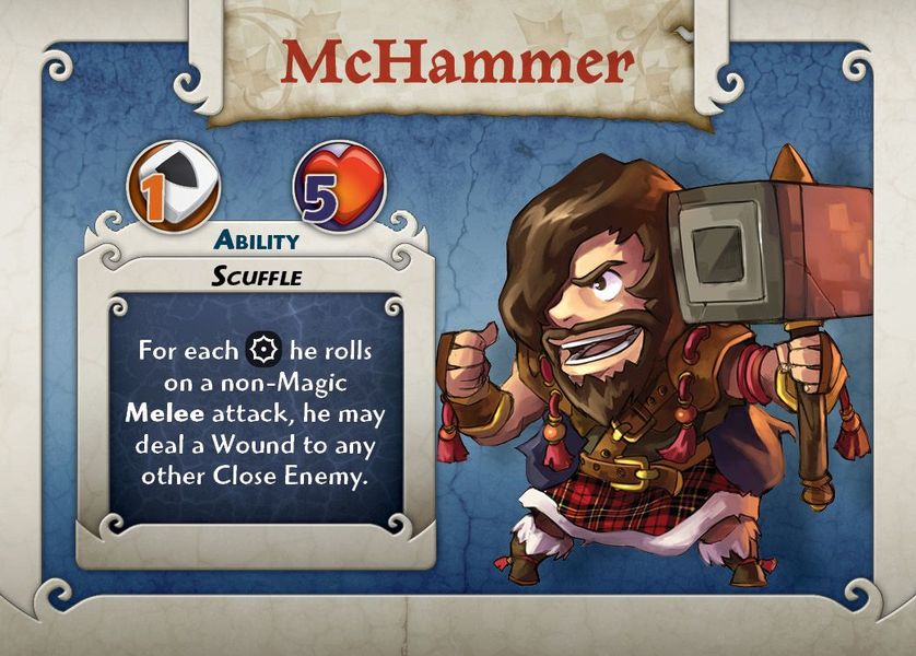 Arcadia Quest: McHammer Miniatures Cool Mini or Not