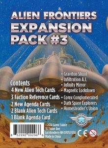 Alien Frontiers: Expansion Pack #3 Home page Other   