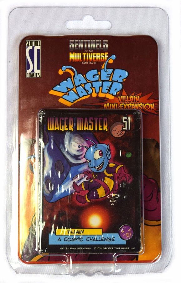 Sentinels of the Multiverse: Wager Master Villain Character Home page Greater Than Games   