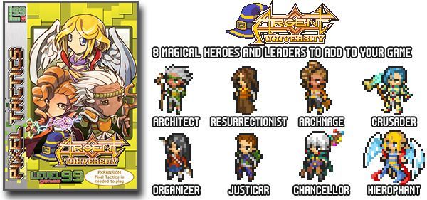 Pixel Tactics Argent University Card Games Level 99 Games