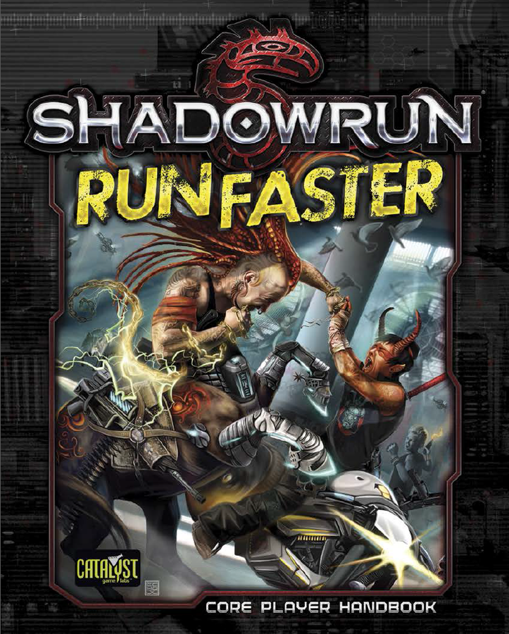 Shadowrun 5E Run Faster Softcover Role Playing Games Catalyst Game Labs   
