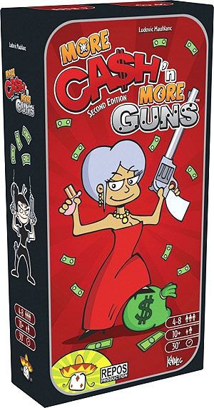 Cash 'n Guns (Second Edition) More Cash 'n More Guns Expansion Board Games Asmodee