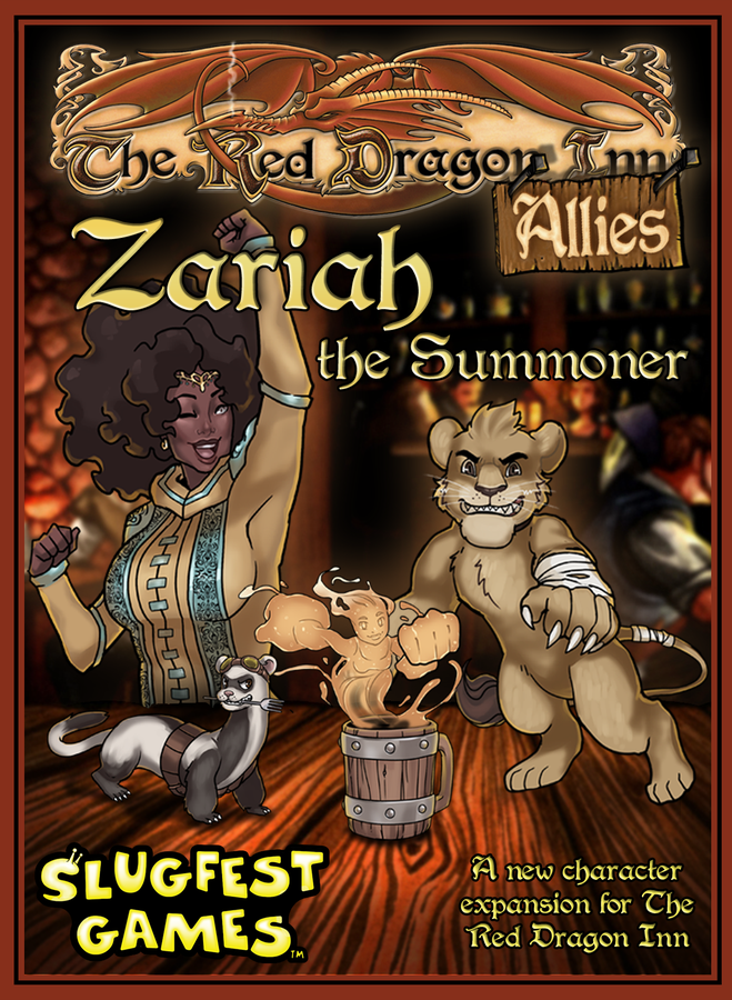 Red Dragon Inn Allies: Zariah the Summoner Card Games SlugFest Games