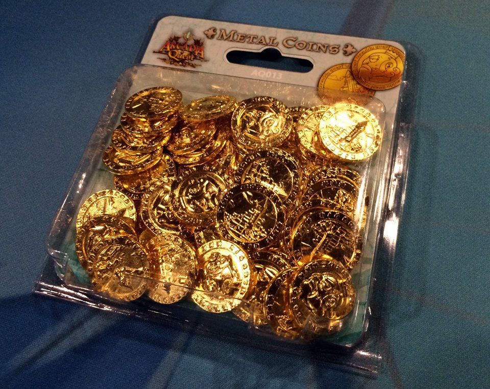 Arcadia Quest: Metal Coins Miniatures Cool Mini or Not