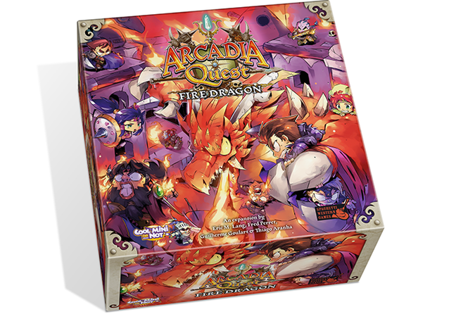 Arcadia Quest: Fire Dragon Miniatures Cool Mini or Not