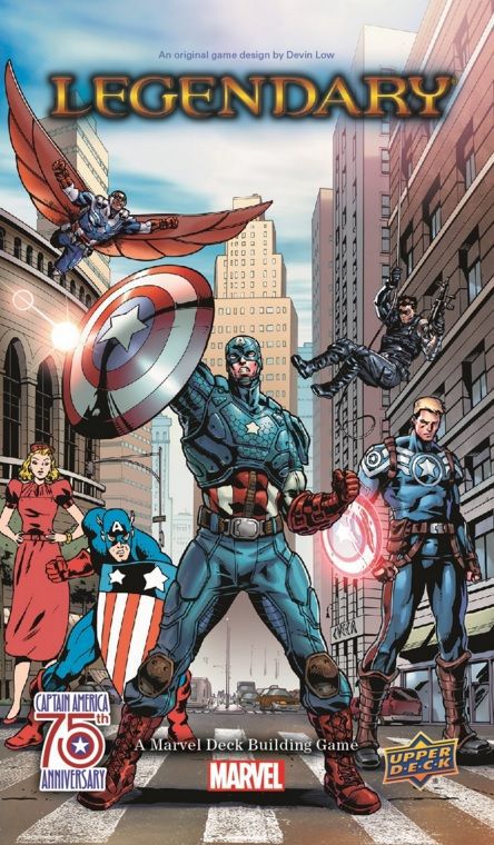 Legendary: A Marvel Deck Building Game – Captain America 75th Anniversary Card Games Upper Deck Entertainment   