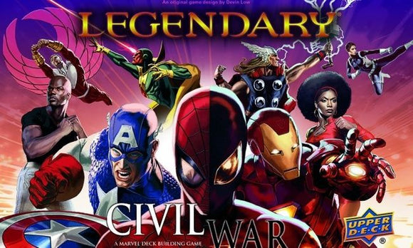 Legendary: A Marvel Deck Building Game – Civil War Home page Upper Deck Entertainment   